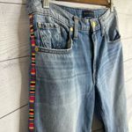 Ramy Brook Womens size 26 Rosie Distressed Boyfriend Embroidered Jeans Photo 4