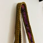 Straw Fabric Purple Pink Multicolor Paisley Casual Fun Large Tote Exotic Bag Photo 11