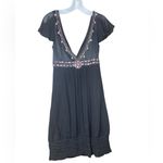 Sue Wong  size 4 small Black Nocturne mini silk beaded y2k Dress party dance lbd Photo 1