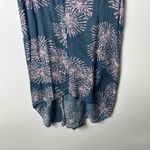 Testament blue floral print‎ tank top women’s size small Pink Photo 3