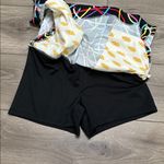 Loudmouth 16" Golf Skirt Black Multicolor Skort Size 8 Photo 5