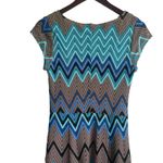 Sharagano  Noir Sheath Dress Women Size 6‎ Crocheted Herringbone Coastal Beachy Photo 3