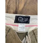 Miss Me  Tan Cream USA Embroidered Bootcut Flare Pants Size Medium Y2K 2000s Photo 2