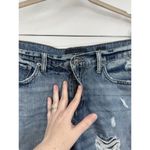 Lucky Brand The Boyfriend Denim Shorts Women 6/28 Blue Wash Distressed Preppy Photo 9
