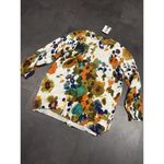 Willi Smith   Floral Women's M Cardigan Shirt Top 3/4 Sleeves D-52‎ Photo 4