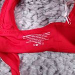 Everlane The Triangle Bikini Swimsuit Top Red Women’s Size L Large ReNew Photo 4