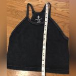 Free People NEW  Movement Happiness Runs Crop Tank with logo washed black sze M/L Photo 6