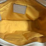 Coach  City Zip Tote in the signature canvas with orange & yellow varsity stripes Photo 1