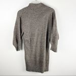 BCX Brown Cowl Neck Knit Ribbed 3/4 Sleeve Tunic Sweater, Size Large Photo 4