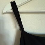 Michael Stars Black Tie-Back Maxi Dress | Cotton Blend Minimalist Style XL Photo 6