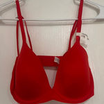 Aerie  Women's Full Coverage Bra Cutout Red Size 32D‎ NWT Photo 0