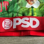PSD Festive Green and Red Elf Graphic Sports Bra Photo 1