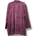 Catherines  women’s size 1X 18/20W full zip eggplant jacket pockets long sleeve Photo 1