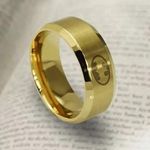 6mm Gold Batman Ring Photo 1