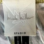 Nicole Miller Y2K Retro Vintage Women’s  Studio Funky Artsy WhimsiGoth Silk Top S Photo 5