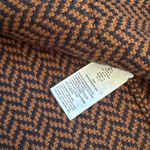 Daily Ritual Chevron Knit Cardigan in Brown and Black Thick Open Sweater Pockets Size L Photo 4