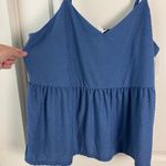 Urban Rose  Peplum Cami Blouse Polka Dot Swiss Dot Textured NWT 3X Photo 4