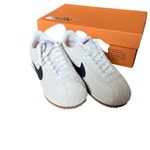 Nike  Cortez Vintage Suede Sneakers White/Black Size 9 Photo 2