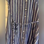 RVCA  Blue and White stripped dress‎ Size M B12 Photo 2