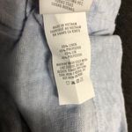 Aerie Womens Blue Linen Blend Crewneck T-Shirt Oversized Short Sleeve Size S Photo 3