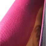 Michael Kors Plum Leather Long Wallet with Gold Name Plate Photo 7