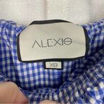 Alexis Miquela Blue Gingham Plaid Mini Dress Sz.XS Photo 7