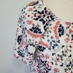 a.n.a  geo print tie neck blouse size mp Photo 1