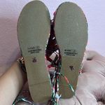 Lady Go Diva Floral Ankle Wrap Platform Sandals. Size 8 Pink Photo 7