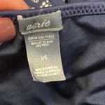 Aerie Swimsuit One Piece Monokini Navy Floral L Large Photo 4