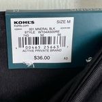 Tek Gear NWT High Rise Leggings Size Medium Black & Green Active Workout Photo 2