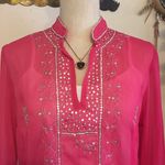 Metro Style embellished summer tunic top NWT 10 Photo 1