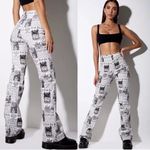 Motel  Zevon Flare Trouser Pants XS Tarot Photo 2