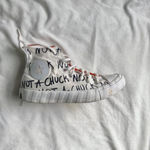 Converse  Chuck Taylor white orange and black high tops Photo 11