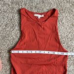 🦋 Glo Fashion London Burnt Orange High Neck Bodysuit Francesca’s Medium Photo 4