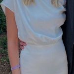 Blu Spero White One Shoulder Mini Dress Photo 0