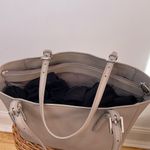 Tory Burch Tory Burch York Buckle Tote Bag Saffiano Leather Taupe Shoulder Purse Double Photo 5