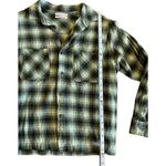 Urban Outfitters  green plaid womens button down sz small lumberjack fall Photo 5