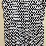 J. McLaughlin Size M Catalina Cloth Mia Sleeveless Sheath Dress Navy Polka Dot Photo 12