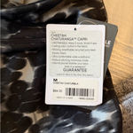 Athleta NWT Cheetah Chatarunga Capri Leggings Black and Gray Photo 3