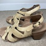 Dansko Nina Leather Strappy Heeled Sandals Size 41 European US 10 Tan Photo 1