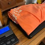 Cato  Cotton Embroidered Sleeveless Blouse Top women’s Size Medium Light Orange Photo 9