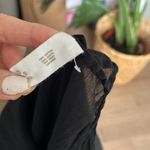 Skin Women’s Oversized Feather Light Cotton Black Dress Shirt Size 3 Photo 4