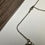 Loft Pink Clear & AB Aurora Borealis Rhinestone Gold Tone Necklace Photo 9