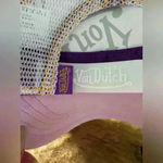 Von Dutch AUTHENTIC  Purple/Lavender Velvet Trucker Hat ~ NEW with Hologram Photo 5
