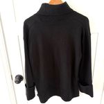 Talbots Drop Shoulder Turtleneck Sweater. Black. Size Medium. Photo 4