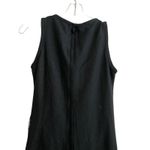 Vintage Saba Sleeveless Maxi Dress Size 8 Black Metallic 70s 80s Retro Sheath Photo 3