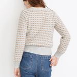 Madewell  Striped Barfield Wool Blend Sweater Jumper in Heather Blizzard Size XXS Photo 5