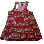 Harley Davidson  red tank top- made in Hawaii-small Photo 0