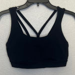 Lululemon Strappy Back Bra Black Size 10 Photo 0