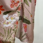 Lulus  Dress Womens Large Pink Floral Satin Cowl Neck Slip Maxi Formal Gown Photo 11